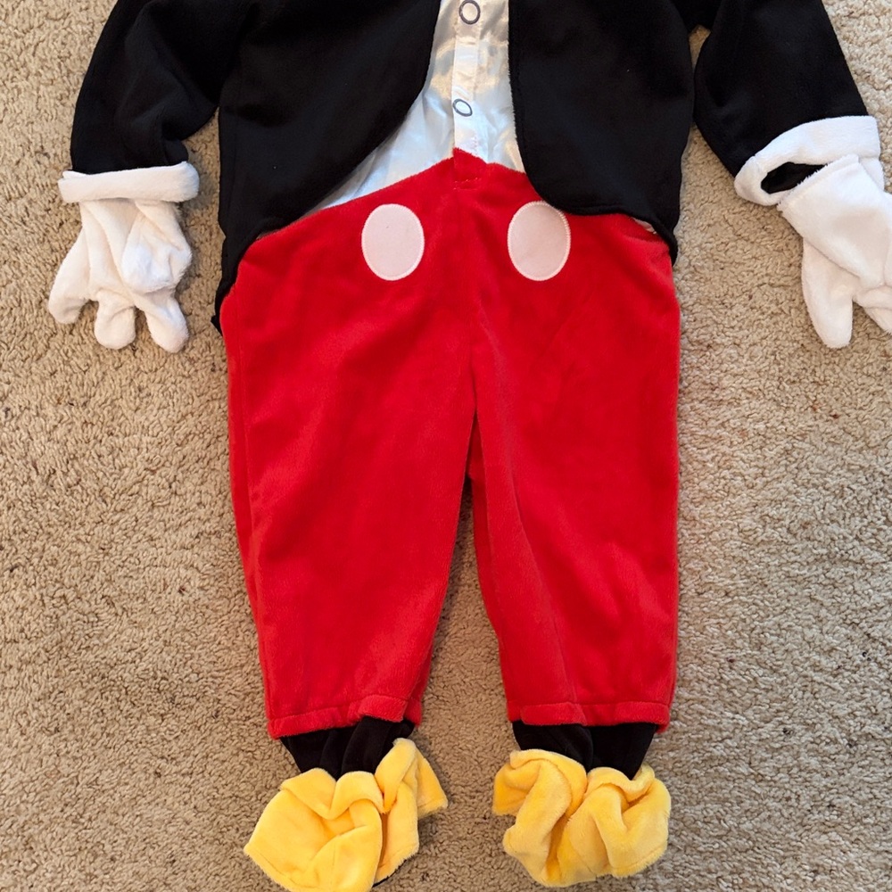 Mickey Mouse Costume Size 12-18m - Picture 3 of 9